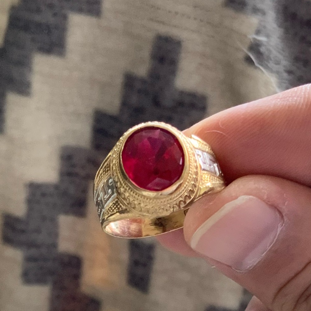 10k Gold Ruby Ring - image 1